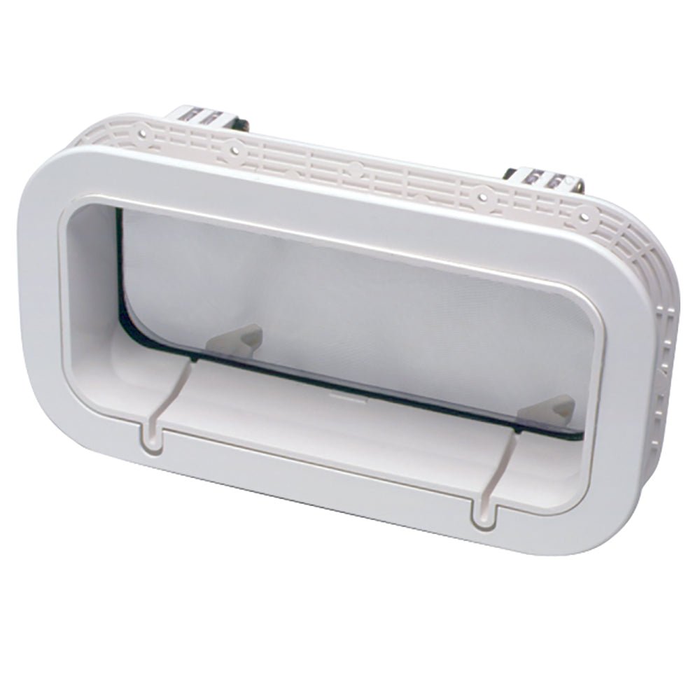 Beckson Drain Port - 4" x 14" x 1" - Depth - White/Clear - PO414DWC - 10 - Anchor Express