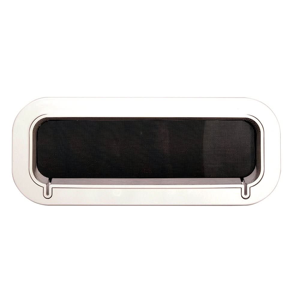 Beckson Drain Port - 4" x 14" x 2" - Depth - White/Clear - PO414DWC - 20 - Anchor Express