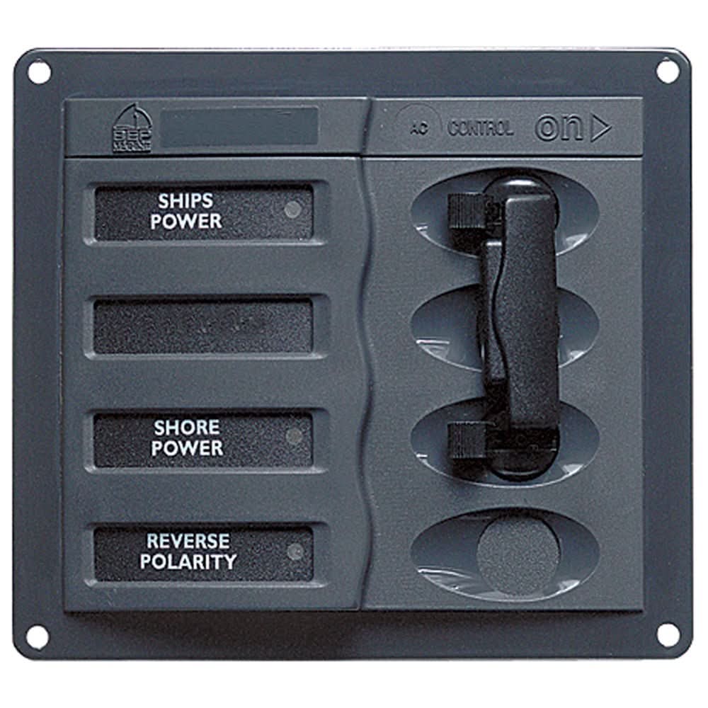 BEP AC Circuit Breaker Panel without Meters, Double Pole Change Over Panel - 900 - ACCH - 110V - Anchor Express