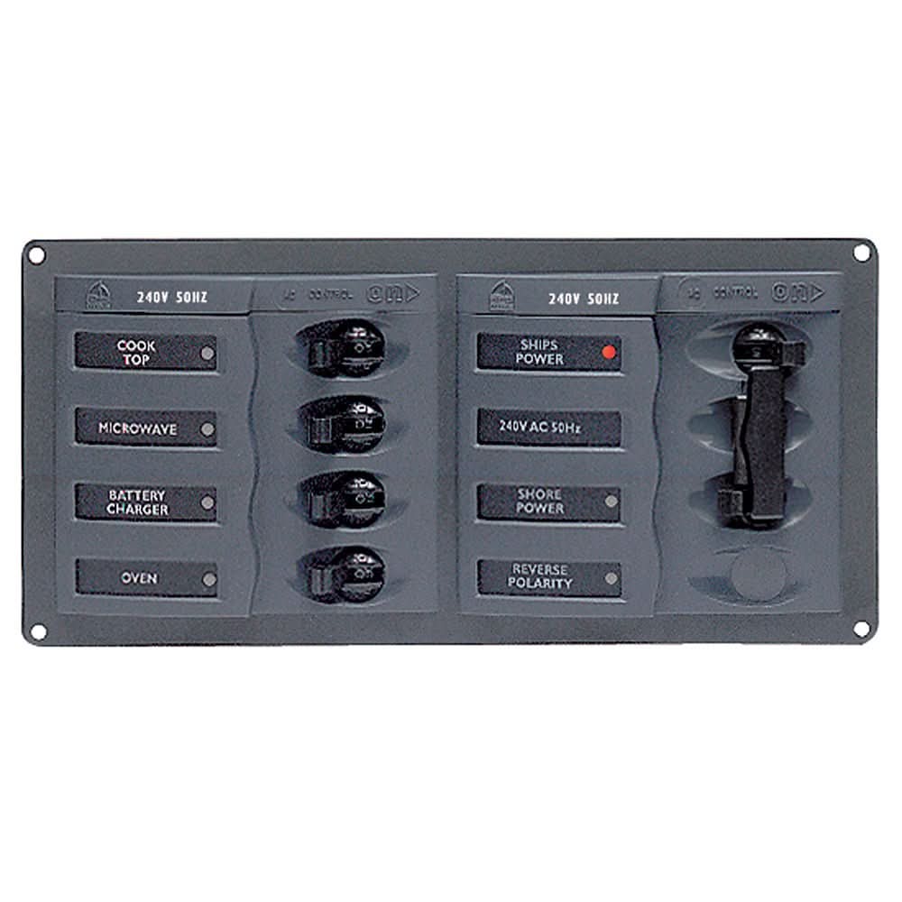 BEP AC Circuit Breaker Panel w/o Meters, 4 Way Panel 2 Mains - 240V - 900 - AC1 - Anchor Express
