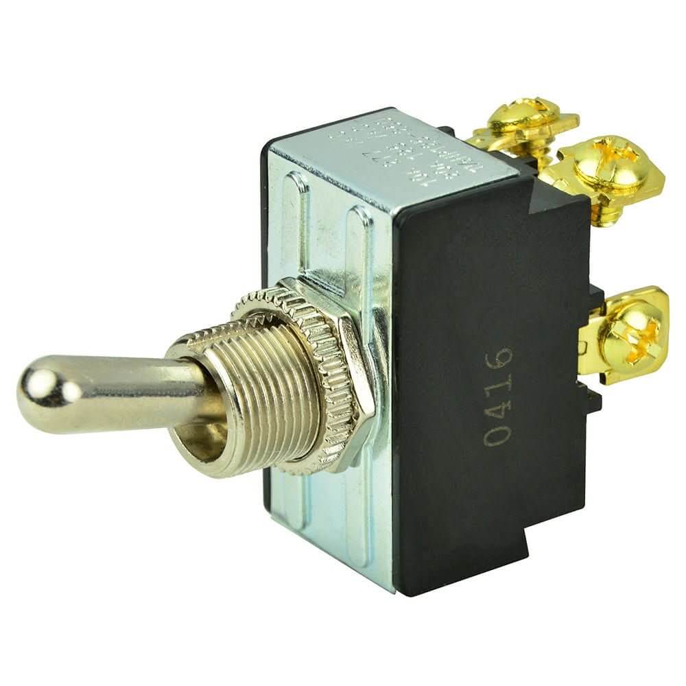 BEP DPST Chrome Plated Toggle Switch - OFF/ON - 1002017 - Anchor Express