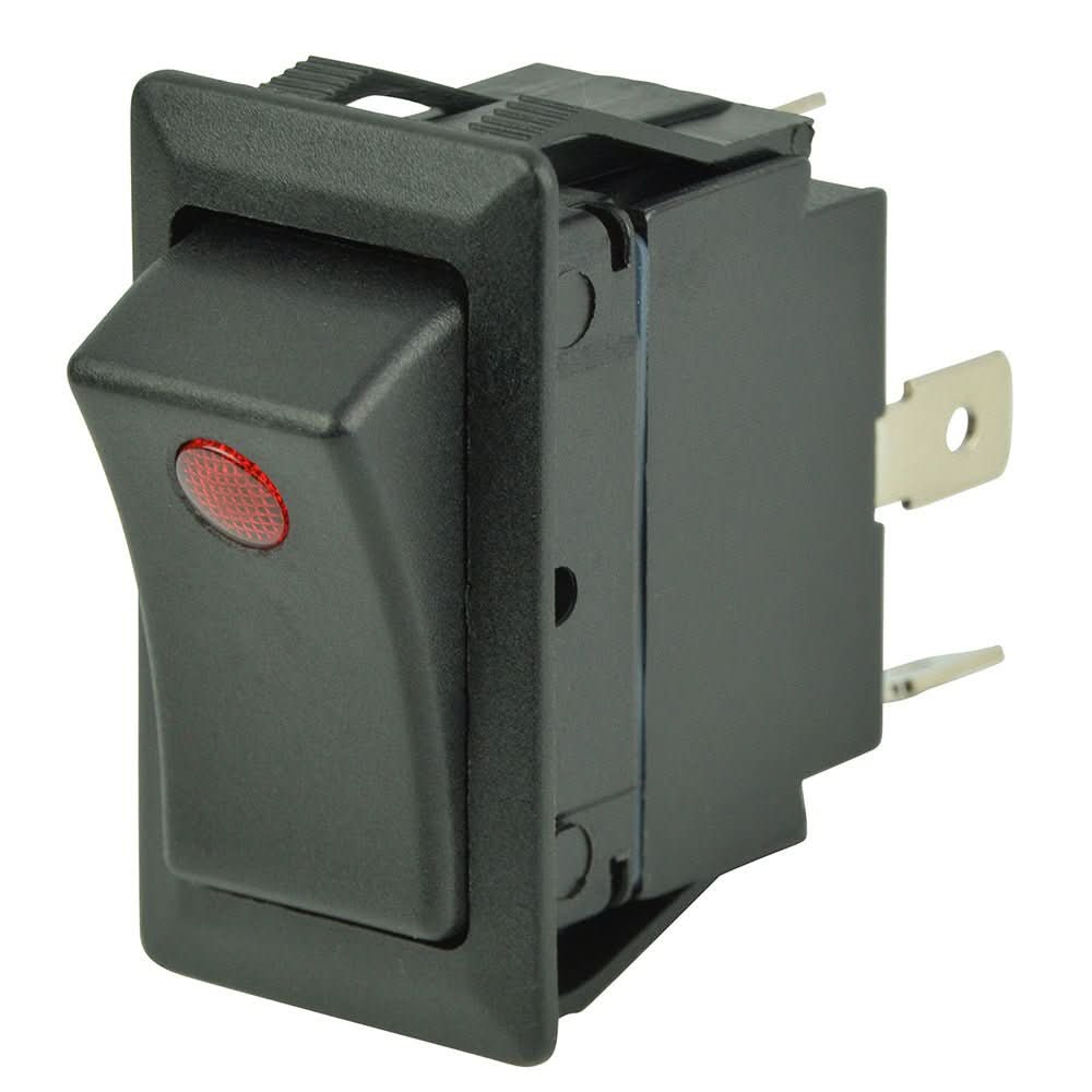BEP SPST Rocker Switch - 1 - LED - 12V/24V - ON/OFF - 1001714 - Anchor Express