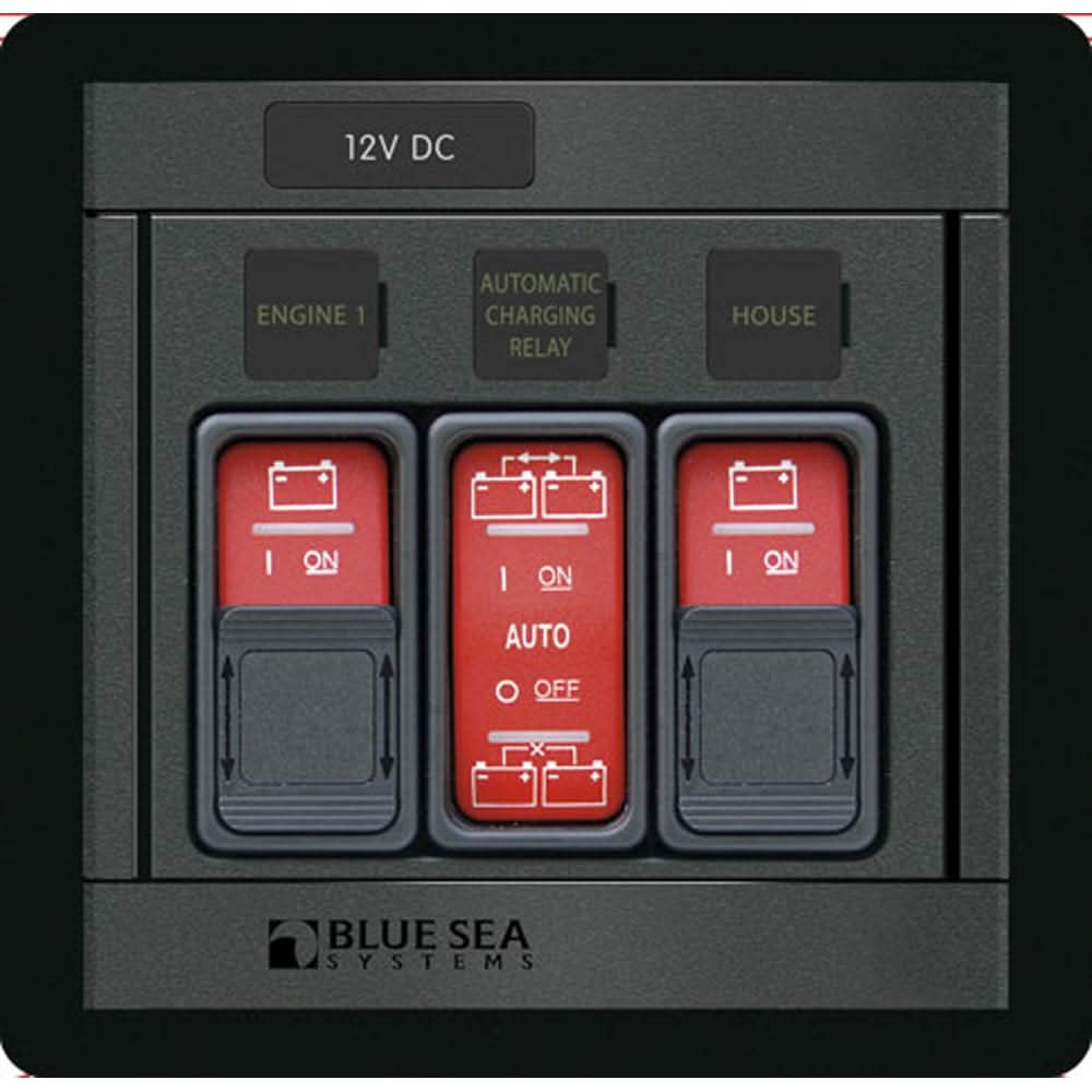 Blue Sea 1147 Remote Control Panel w/(2)2145 & (1)2146 Remote Control Contura Switch - 1147 - Anchor Express