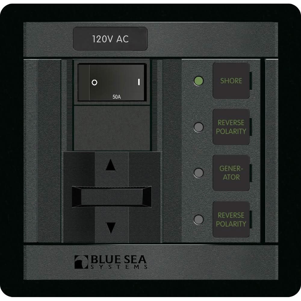 Blue Sea 1231 120V AC 2 Sources - 50A - 1231 - Anchor Express