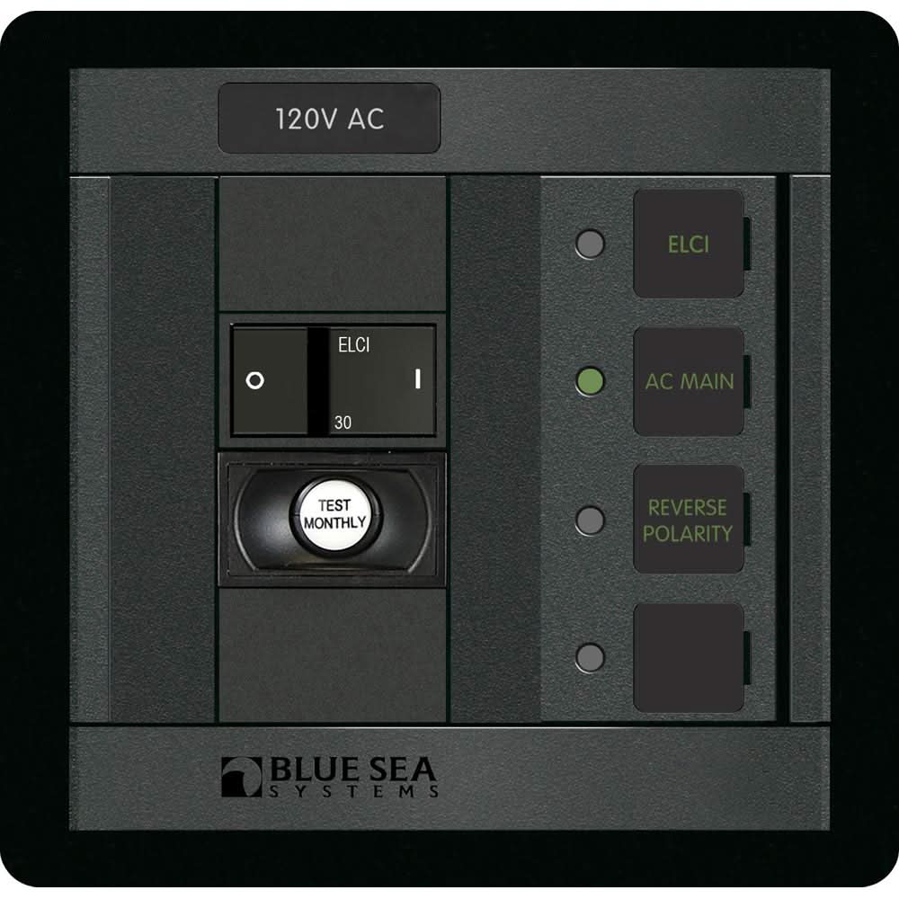 Blue Sea 1502 ELCI Main 30A Double Pole Panel - 1502 - Anchor Express