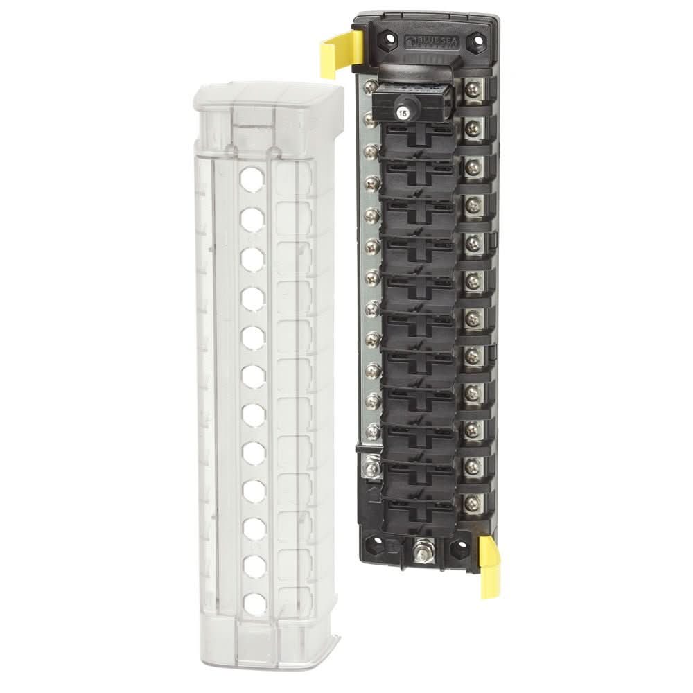 Blue Sea 5054 ST CLB Circuit Breaker Block - 12 Position w/Negative Bus - 5054 - Anchor Express