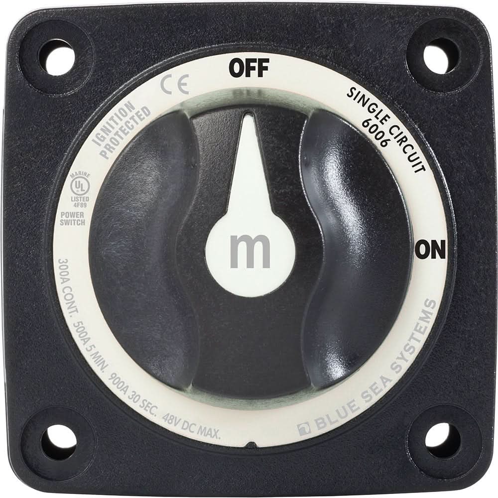 Blue Sea 6007200 Battery Switch Mini - 4 Position - Black - 6007200 - Anchor Express