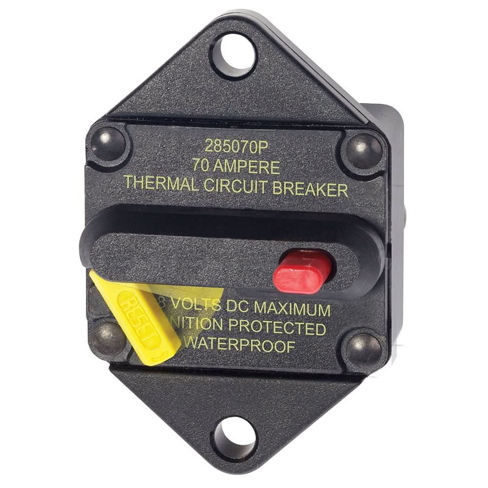 Blue Sea 7085 70 Amp Circuit Breaker Panel Mount 285 Series - 7085 - Anchor Express