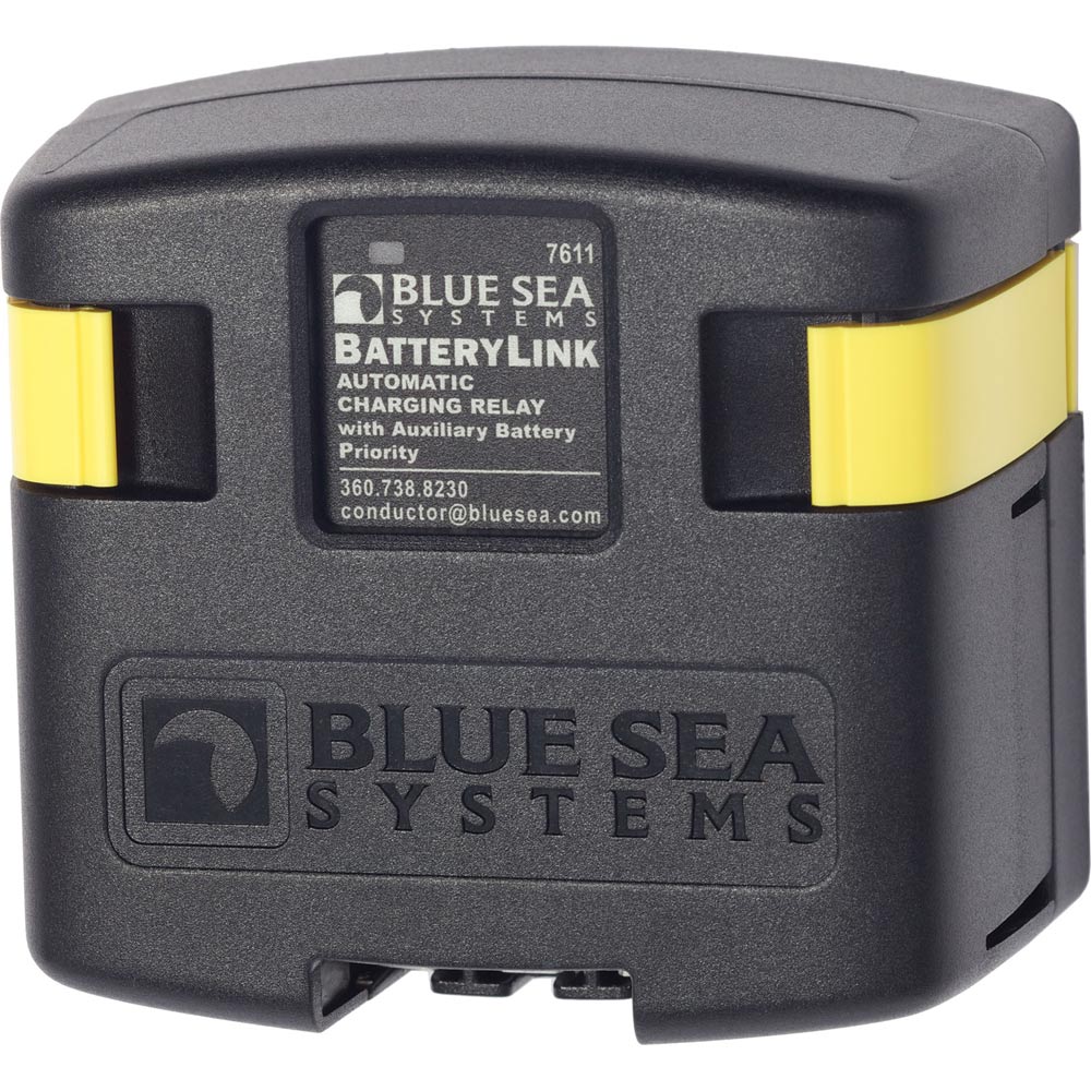 Blue Sea 7611 DC BatteryLink Automatic Charging Relay - 120 Amp w/Auxiliary Battery Charging - 7611 - Anchor Express