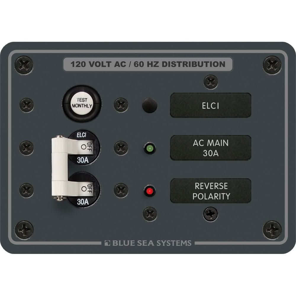 Blue Sea 8100 ELCI GFCI Panel - 8100 - Anchor Express