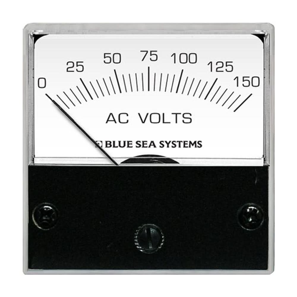 Blue Sea 8244 AC Analog Micro Voltmeter - 2" Face, 0 - 150 Volts AC - 8244 - Anchor Express
