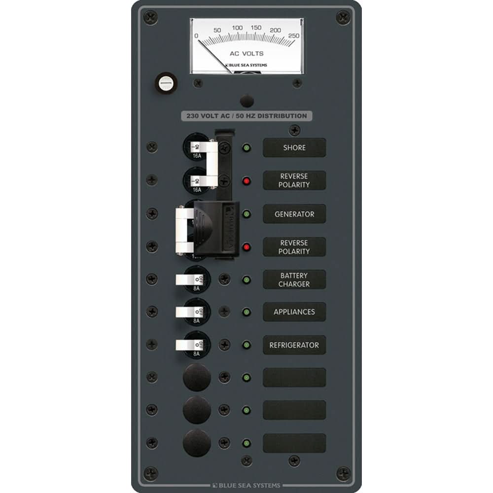 Blue Sea 8589 AC Toggle Source Selector (230V) - 2 Sources + 6 Positions - 8589 - Anchor Express