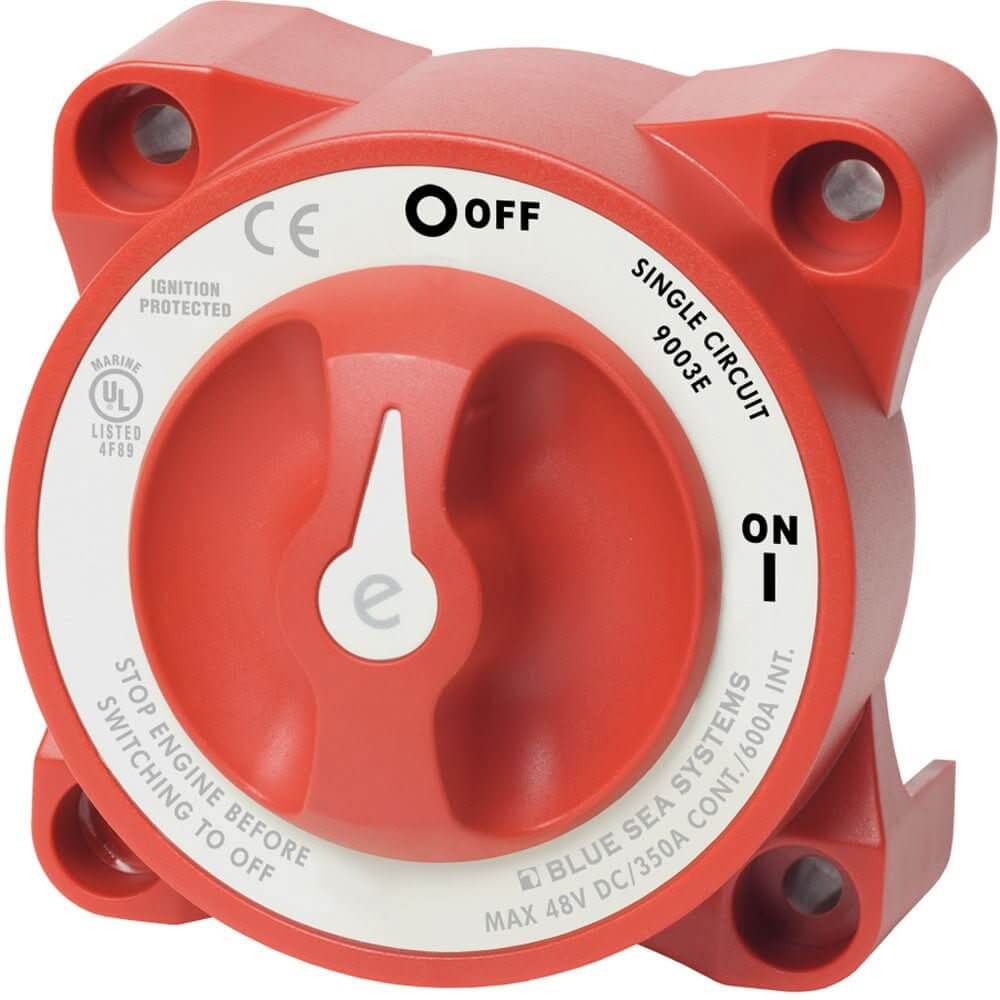 Blue Sea 9003e e - Series Battery Switch Single Circuit ON/OFF - 9003E - Anchor Express