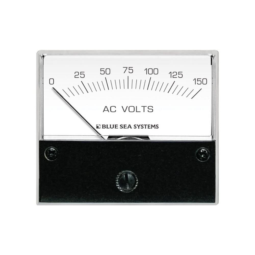 Blue Sea 9353 AC Analog Voltmeter 0 - 150V AC - 9353 - Anchor Express