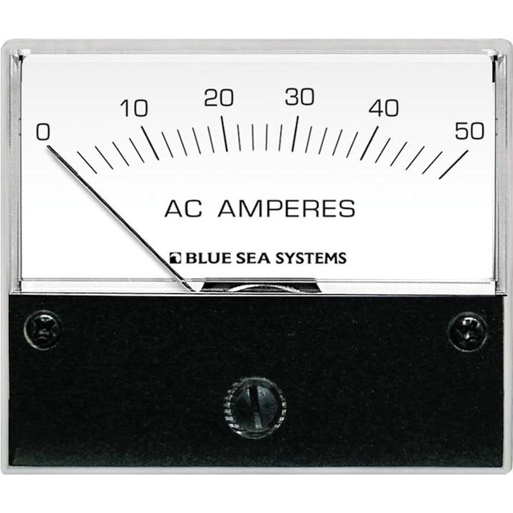 Blue Sea 9630 AC Analog Ammeter 0 - 50 Amperes AC - 9630 - Anchor Express