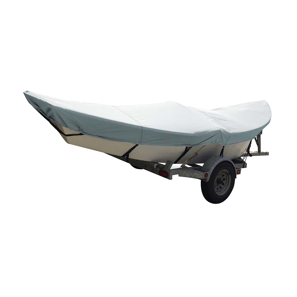 Carver Poly - Flex II Styled - to - Fit Boat Cover f/16' Drift Boats - Grey - 74300F - 10 - Anchor Express