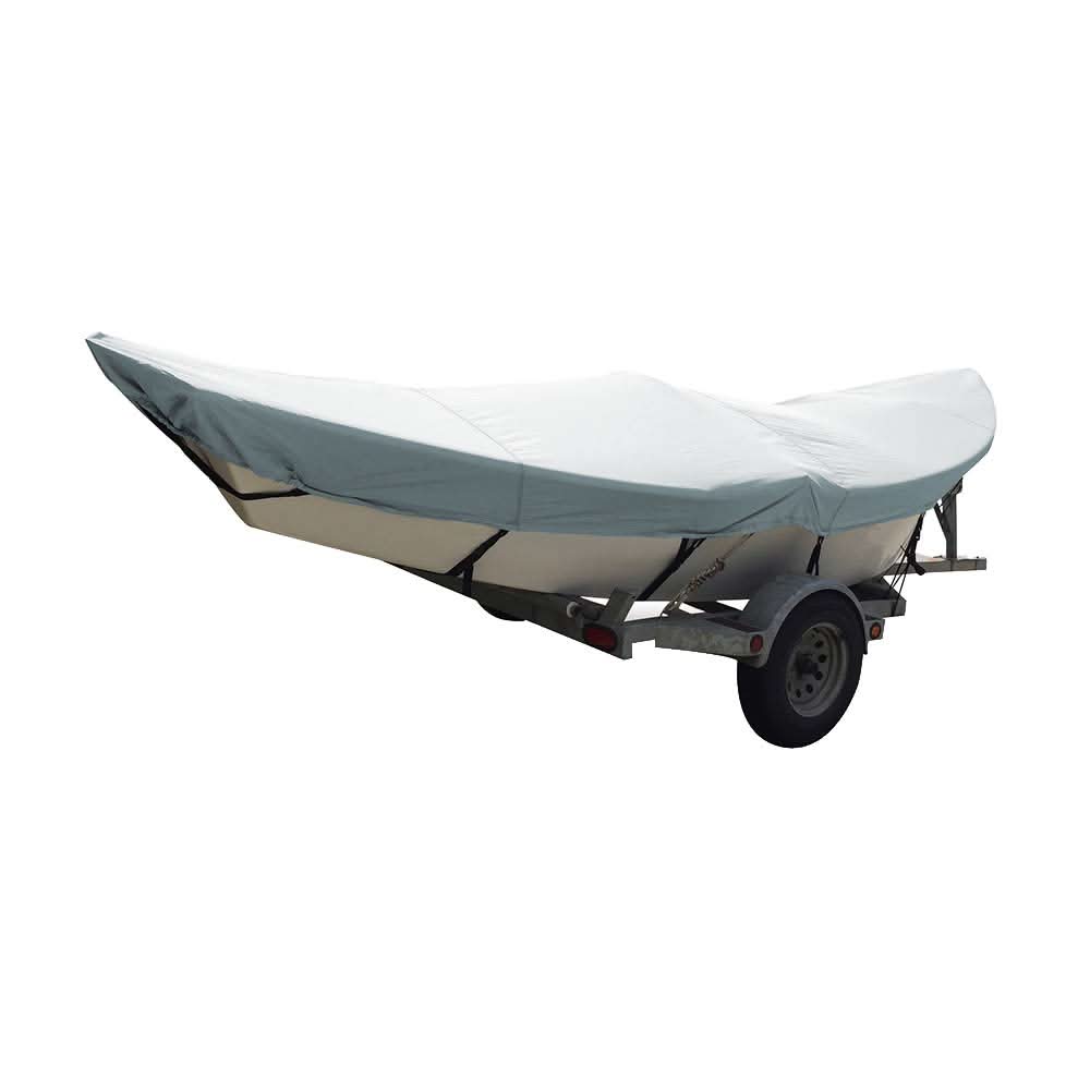 Carver Poly - Flex II Styled - to - Fit Boat Cover f/16' Drift Boats - Grey - 74300F - 10 - Anchor Express