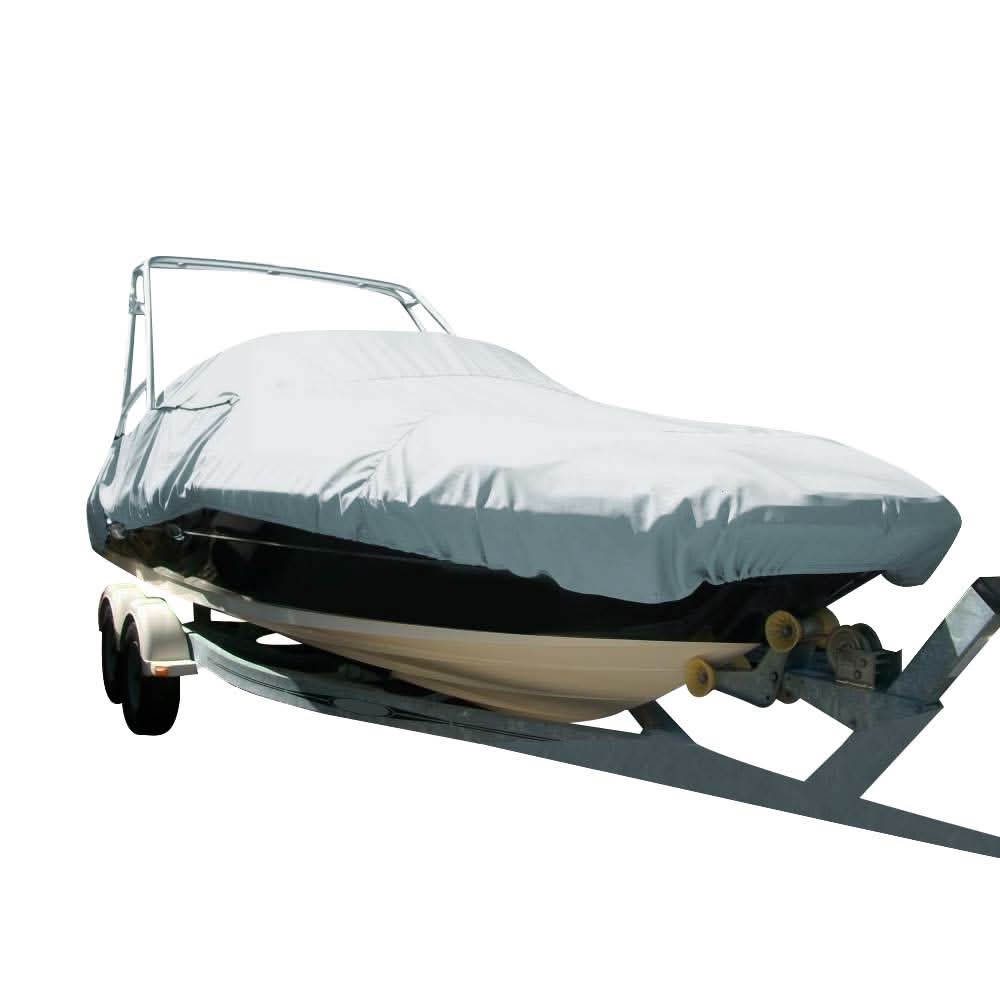 Carver Sun - DURA Specialty Boat Cover f/22.5' Sterndrive Deck Boats w/Tower - Grey - 96122S - 11 - Anchor Express