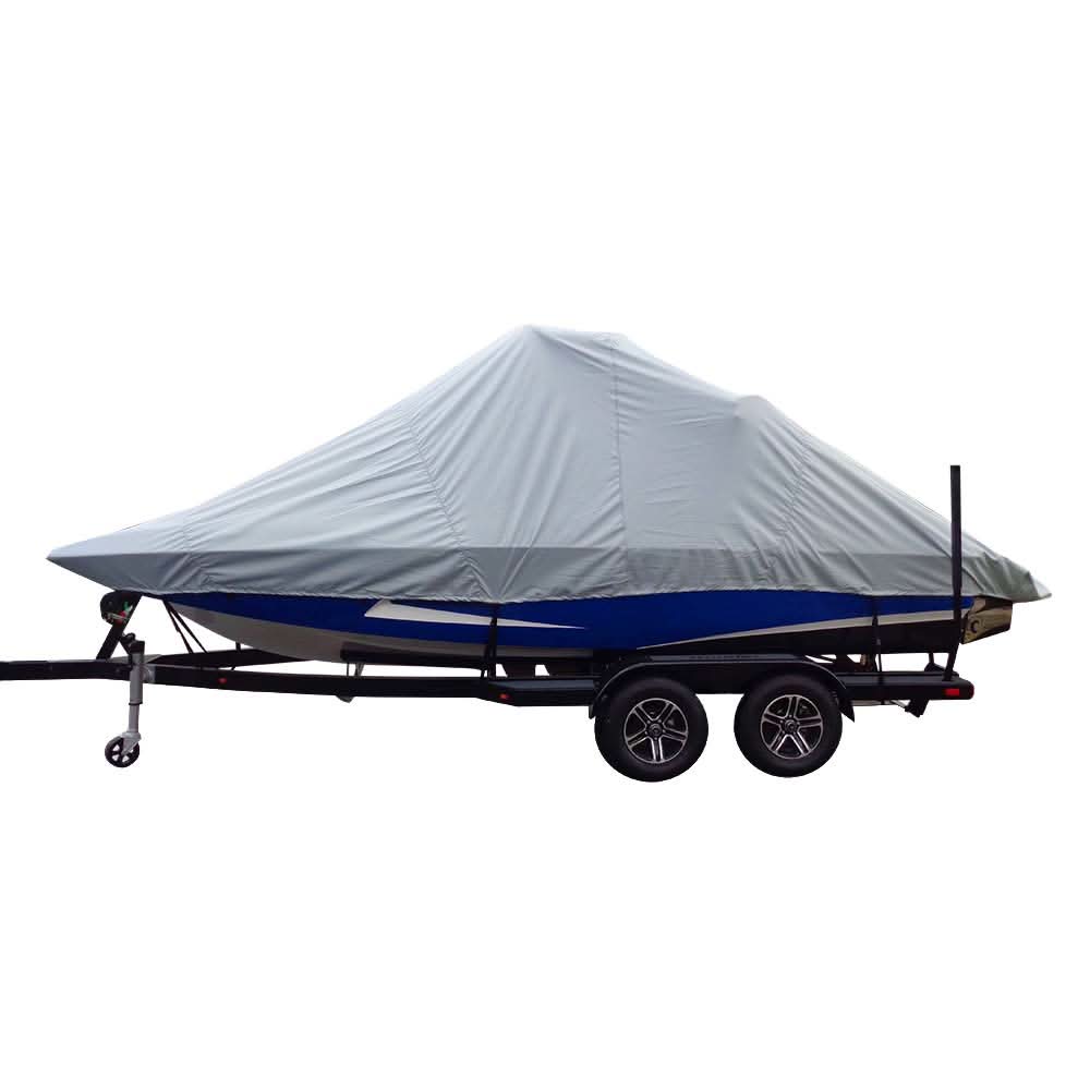 Carver Sun - DURA Specialty Boat Cover f/23.5' Inboard Tournament Ski Boats w/Wide Bow & Swim Platform - Grey - 82123S - 11 - Anchor Express