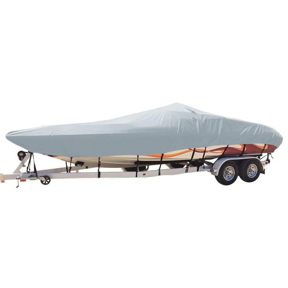 Carver Sun - DURA Styled - to - Fit Boat Cover f/21.5' Day Cruiser Boats - Grey - 74421S - 11 - Anchor Express