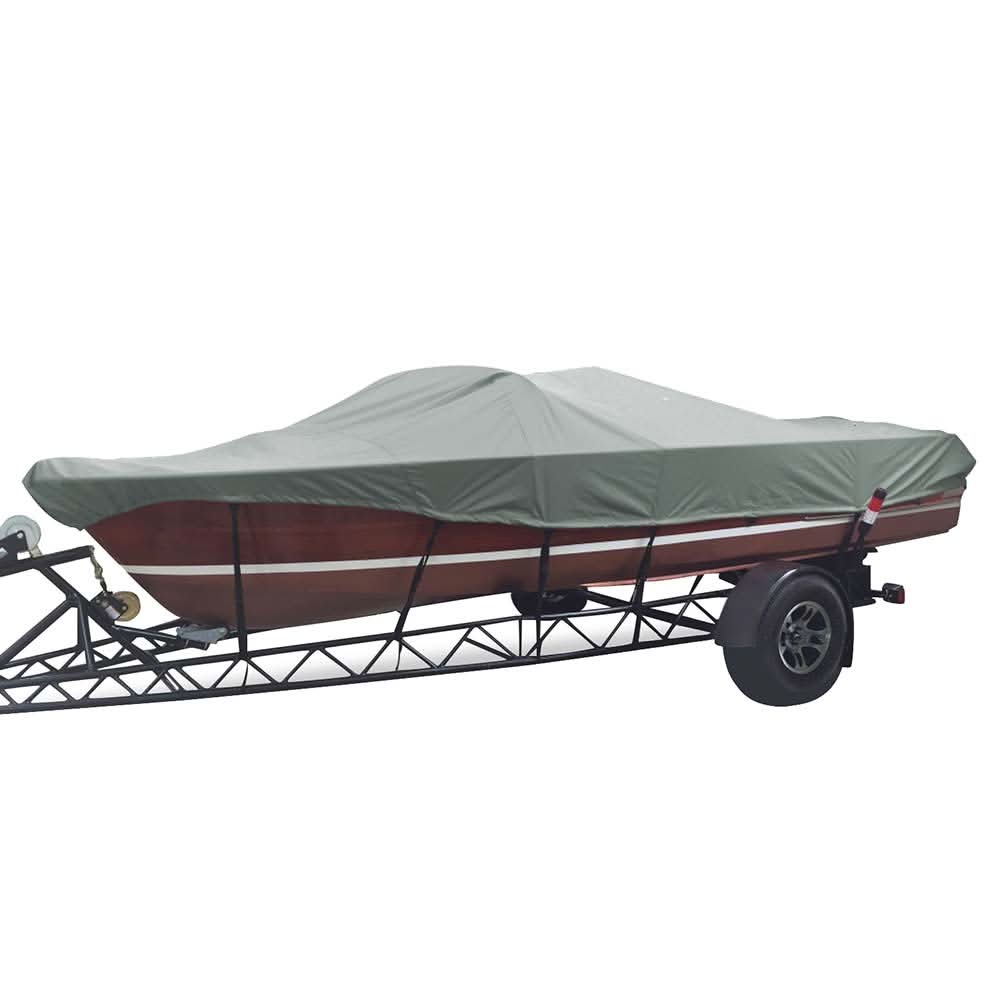 Carver Sun - DURA Styled - to - Fit Boat Cover f/21.5' Tournament Ski Boats - Grey - 74102S - 11 - Anchor Express