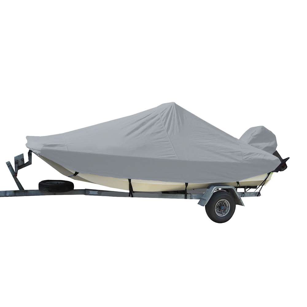 Carver Sun - DURA Styled - to - Fit Boat Cover f/23.5' Bay Style Center Console Fishing Boats - Grey - 71023S - 11 - Anchor Express