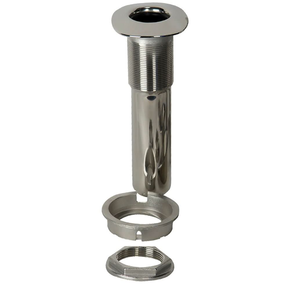 C.E. Smith 80 Series Screwless Flush Mount Rod Holder - 0 Degree - Stainless Steel - Cast Bottom - Black Liner - 53686C - Anchor Express