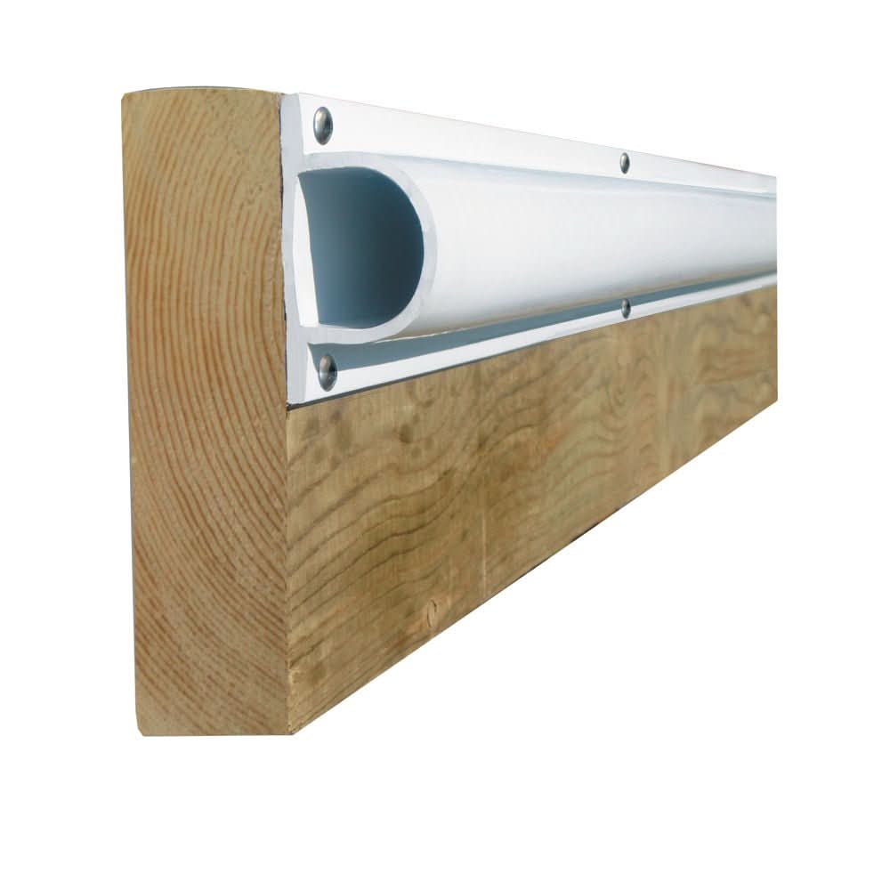 Dock Edge PRODOCK Heavy "D" Dock Profile - (3) 8' Sections - White - 1205 - F - Anchor Express