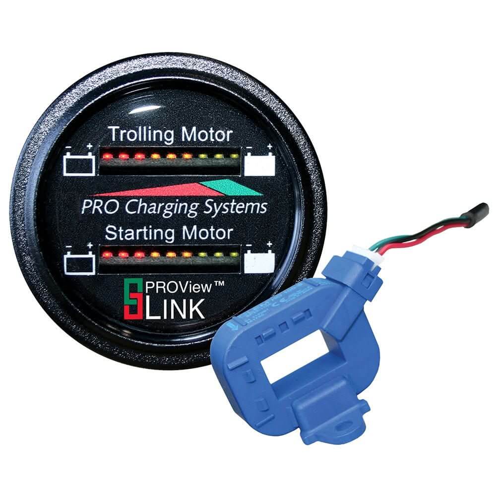 Dual Pro Lithium Battery Gauge - Dual - Round DisplayBFGDUALCOMBO - BFGDUALCOMBO - Anchor Express
