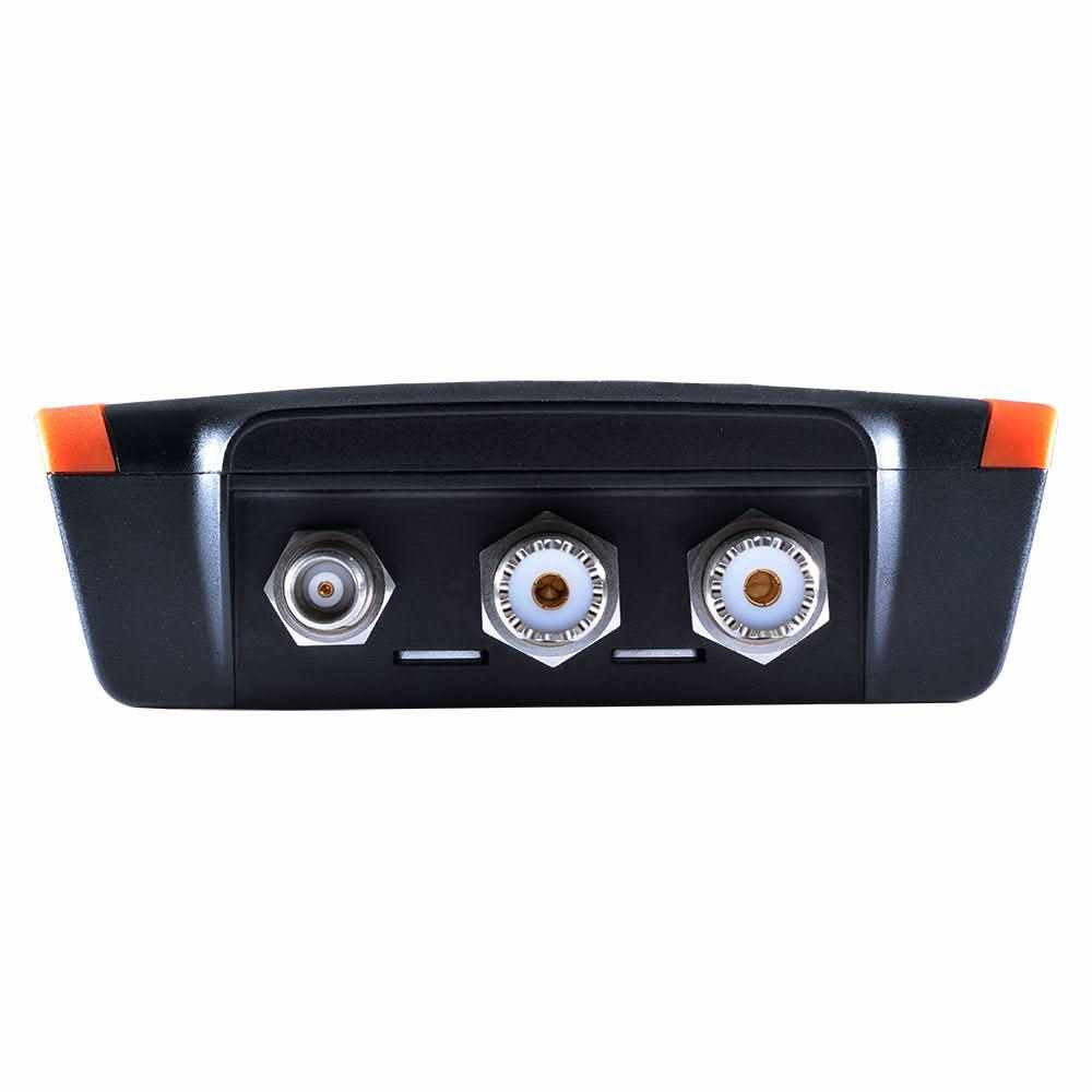 em-trak B923 Class B AIS Transceiver VHF splitter rear view with connectors