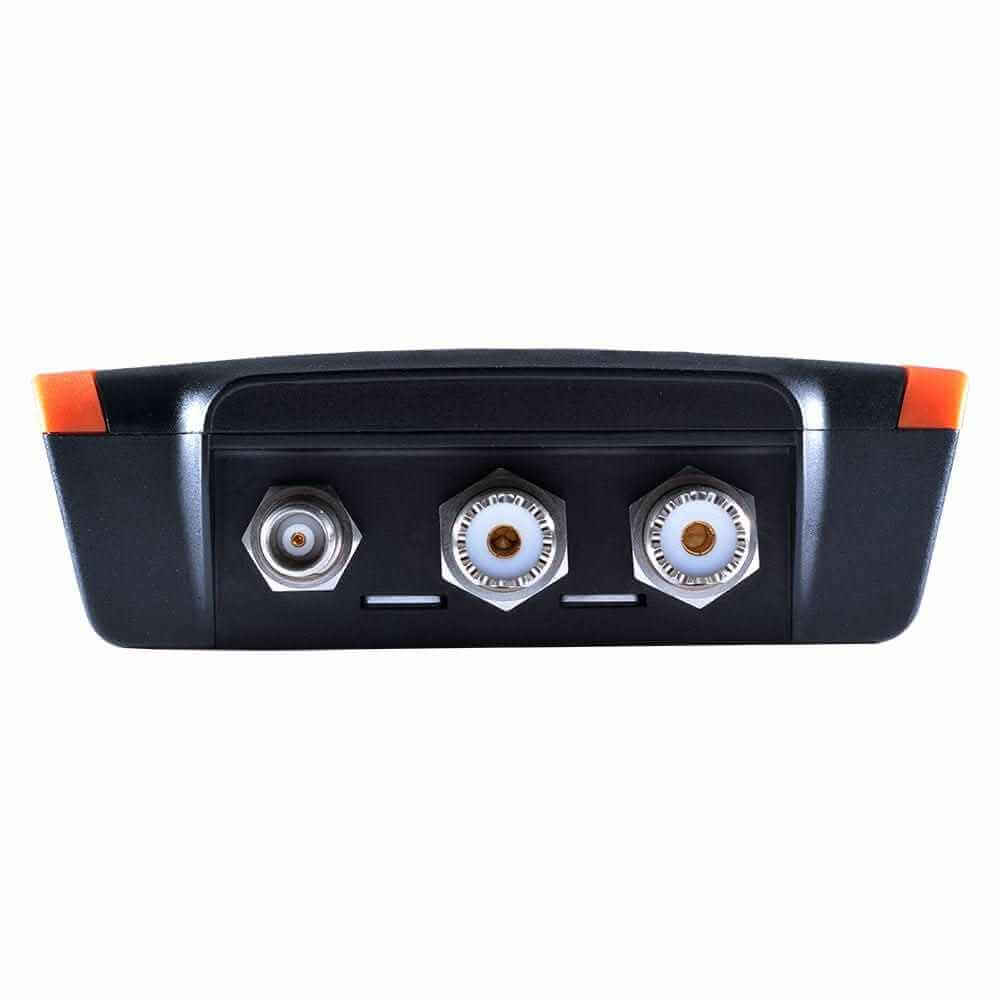 em-trak B923 Class B AIS Transceiver VHF splitter rear view with connectors