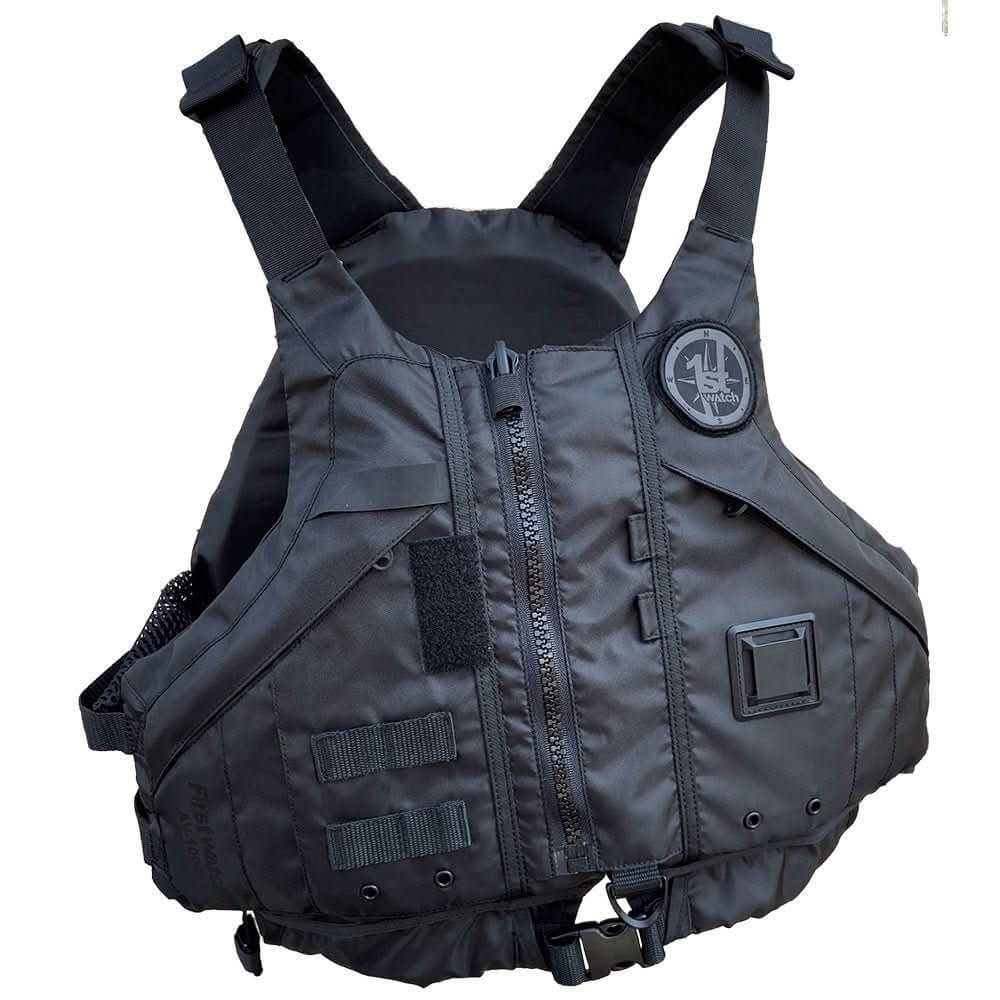 First Watch AV - 1000 Kayak Style Duty PFD - Black - XL/XXL - AV - 1000 - BK - XL/XXL - Anchor Express