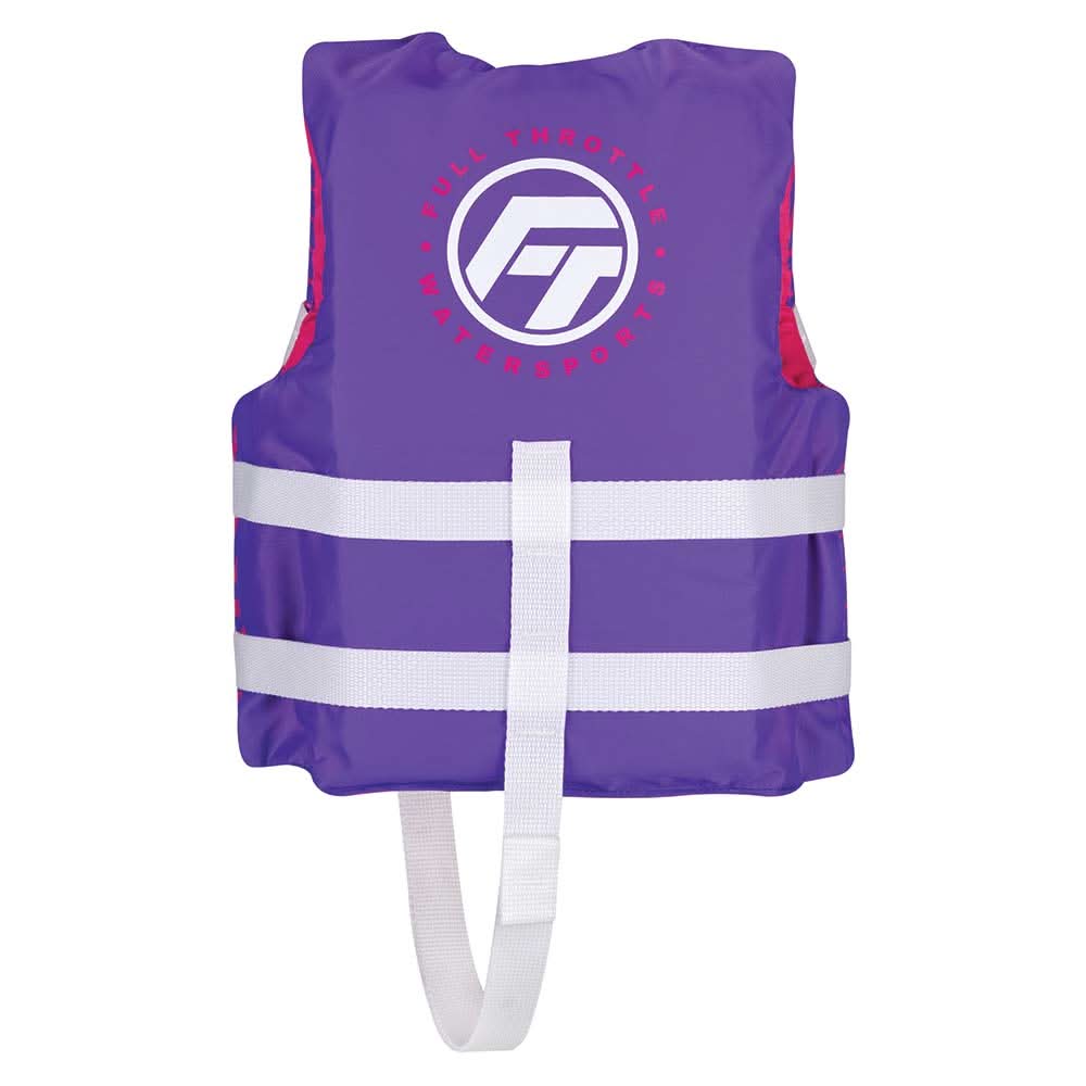 Full Throttle Child Nylon Life Jacket - Purple - 112200 - 600 - 001 - 22 - Anchor Express