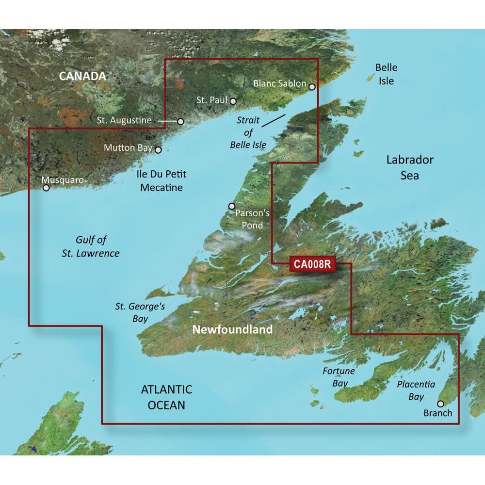 Garmin BlueChart g3 Vision HD - VCA008R - Newfoundland West - microSD /SD 010 - C0694 - 00 - Anchor Express