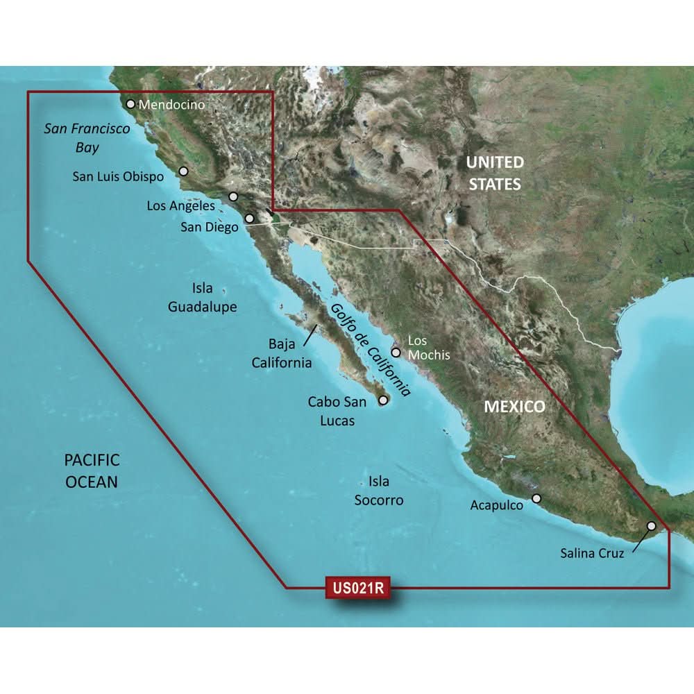 Garmin BlueChart g3 Vision HD - VUS021R - California - Mexico - microSD /SD 010 - C0722 - 00 - Anchor Express