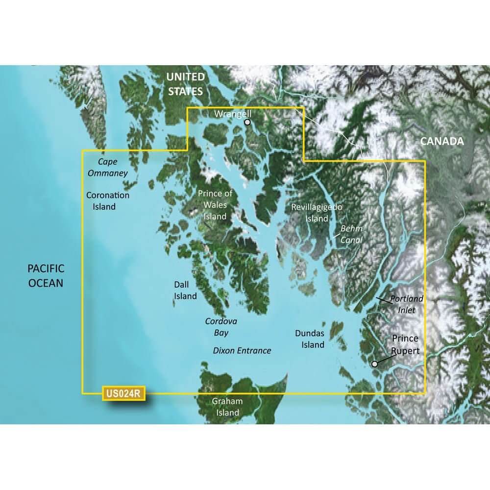 Garmin BlueChart g3 Vision HD - VUS024R - Wrangell - Dixon Entrance - microSD/ SD 010 - C0725 - 00 - Anchor Express
