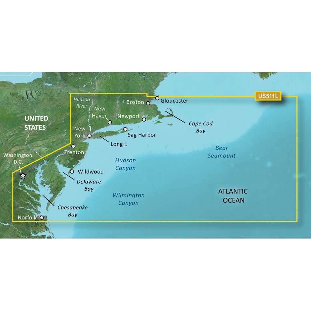 Garmin BlueChart g3 Vision HD - VUS511L - Boston - Norfolk - microSD /SD 010 - C0740 - 00 - Anchor Express