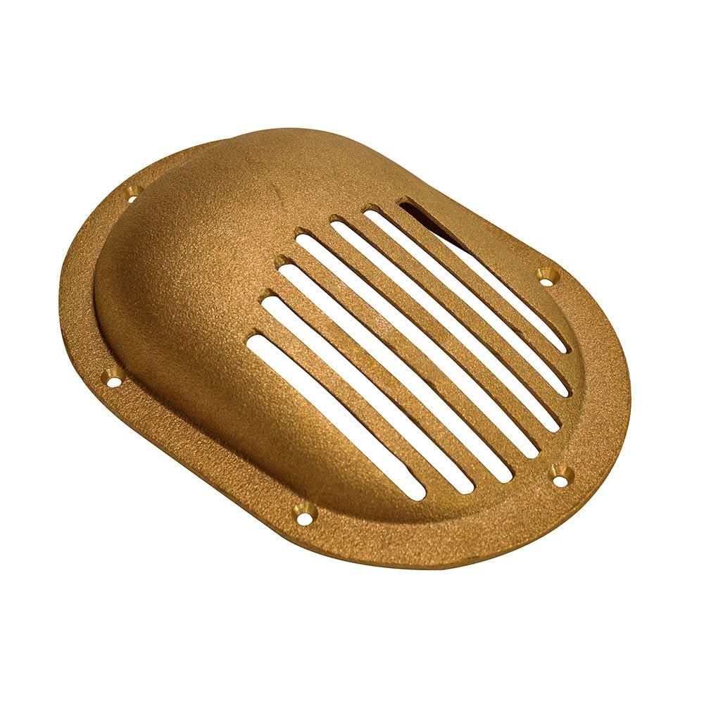 GROCO Bronze Clam Shell Style Hull Strainer w/Mount Ring f/Up To 2 - 1/2" Thru Hull - SC - 2500 - Anchor Express