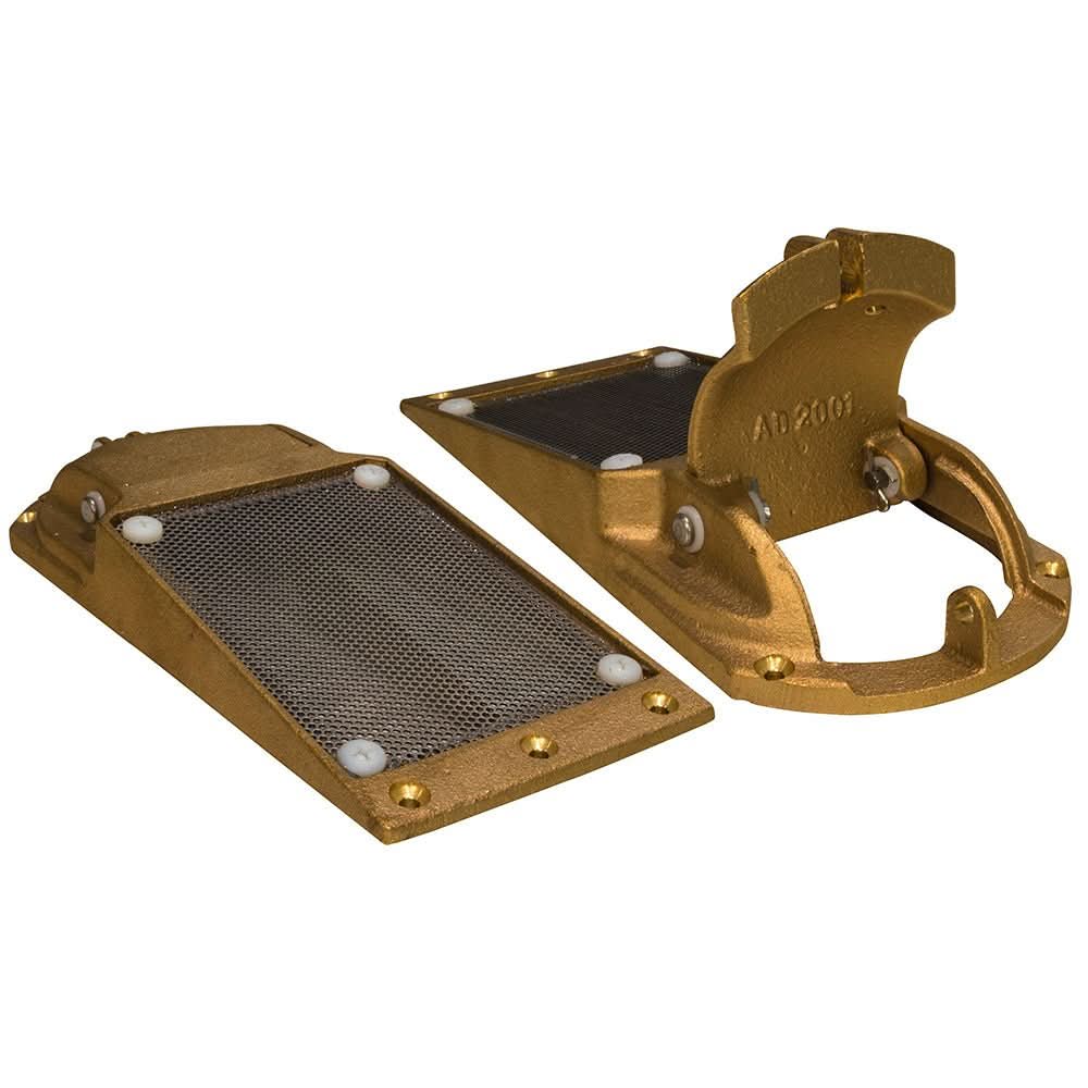 GROCO Perforated Hull Strainer w/Access Door 3" Max Thru - Hull - APHS - 3000 - 1 - Anchor Express