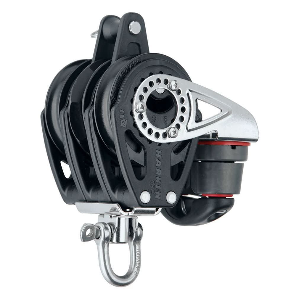 Harken 57mm Triple Carbo Block - Swivel, Becket, Cam Cleat2141 - 2141 - Anchor Express