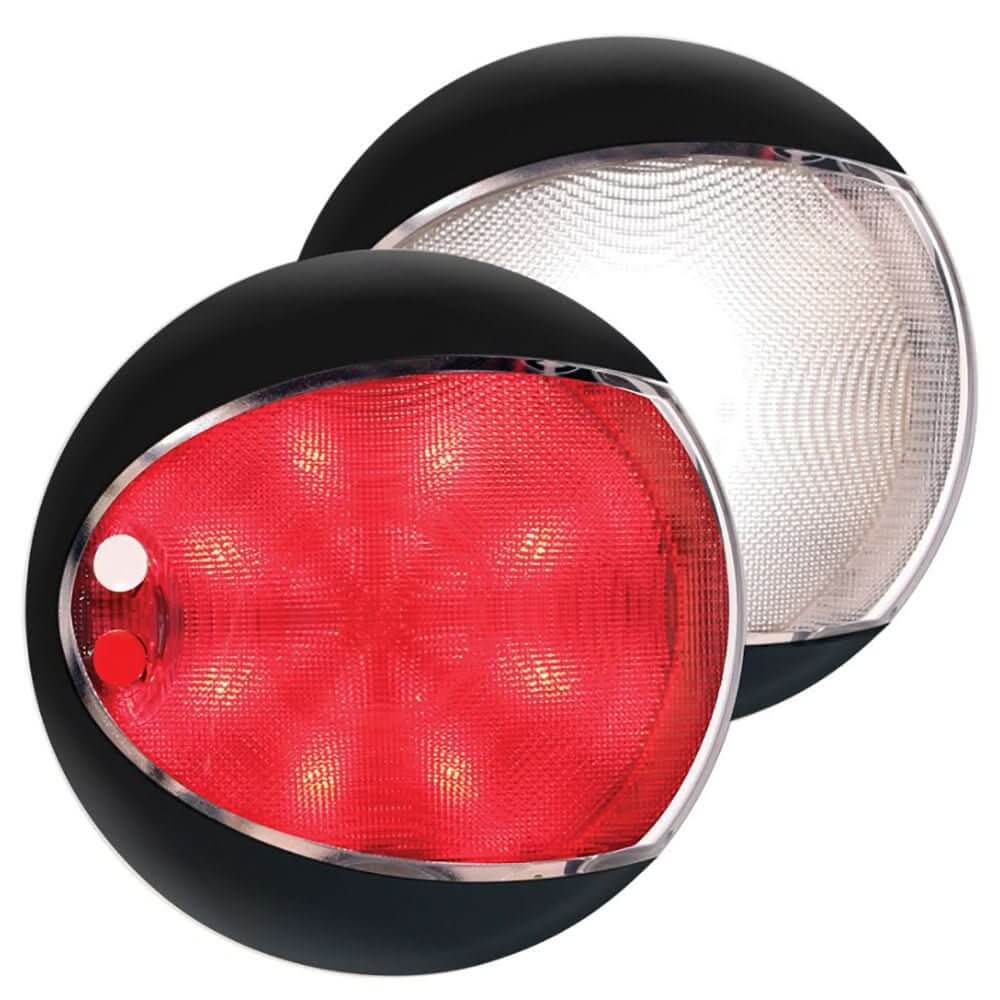 Hella Marine EuroLED 130 Touch - White/Red - Black Shroud959950111 - Anchor Express