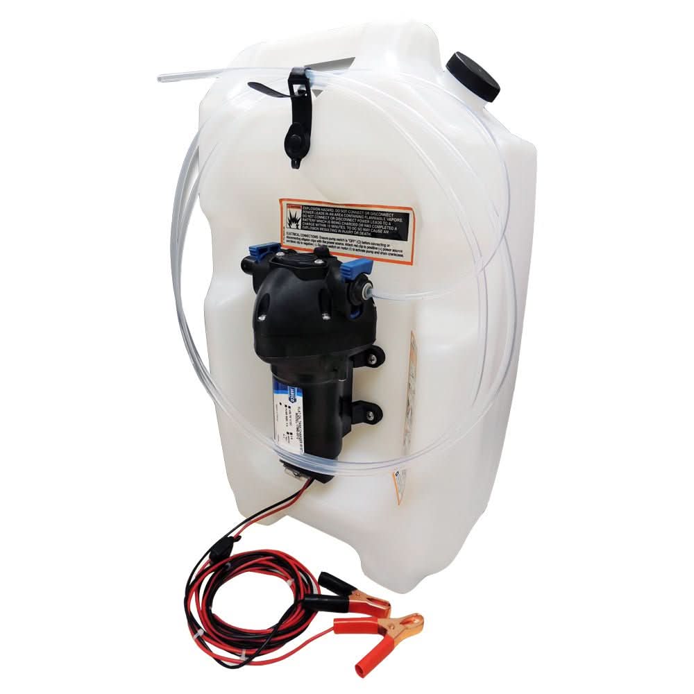 Jabsco Flat Tank Oil Changer System - 3 - 1/2 Gallon Tank - 12V - 17860 - 2012 - Anchor Express