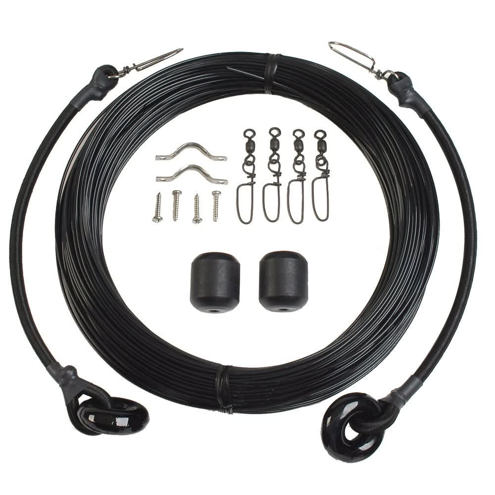 Lee's Deluxe Rigging Kit - Single Rig Up To 37ft. - Black Mono - RK0337LS/MO - Anchor Express