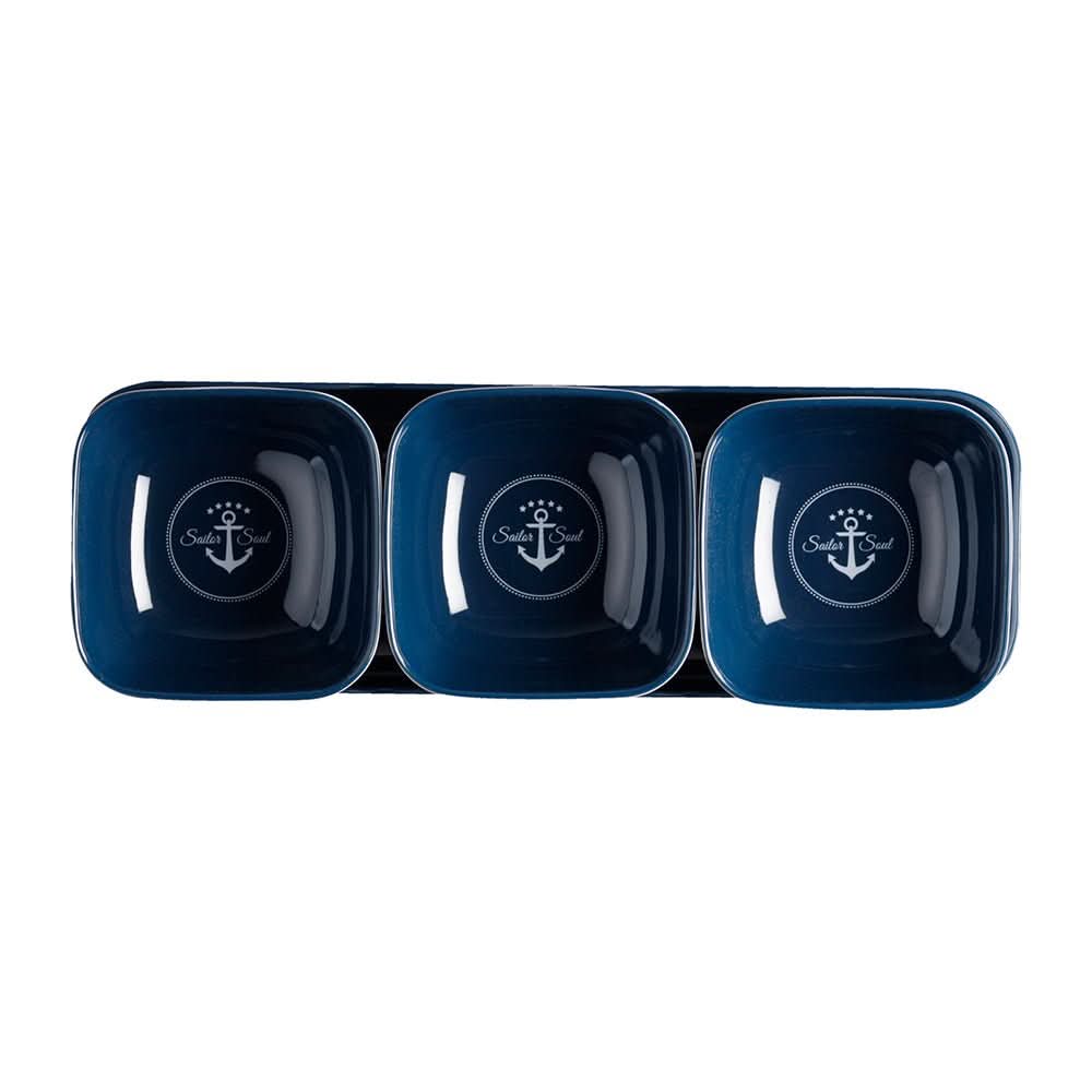 Marine Business Melamine Snack Set - SAILOR SOUL - Set of 414013 - 14013 - Anchor Express