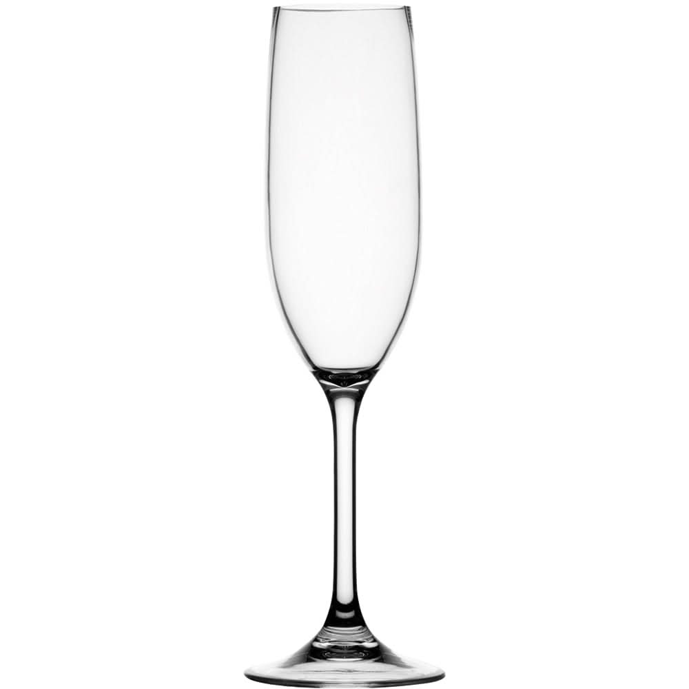 Marine Business Non - Slip Flute Glass Party - CLEAR TRITAN - Set of 628105C - 28105C - Anchor Express