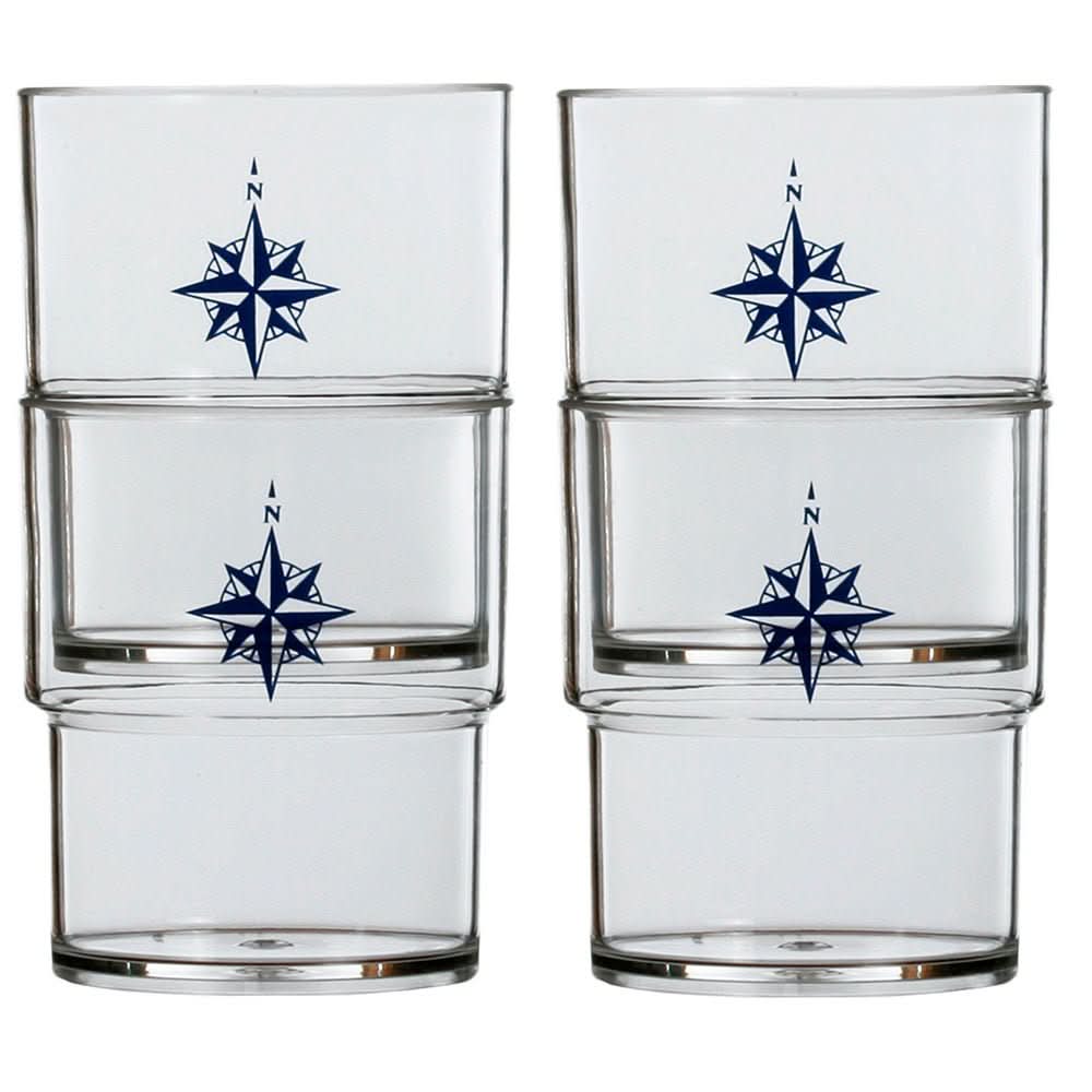 Marine Business Stackable Glass Set - NORTHWIND - Set of 1215103C - 15103C - Anchor Express