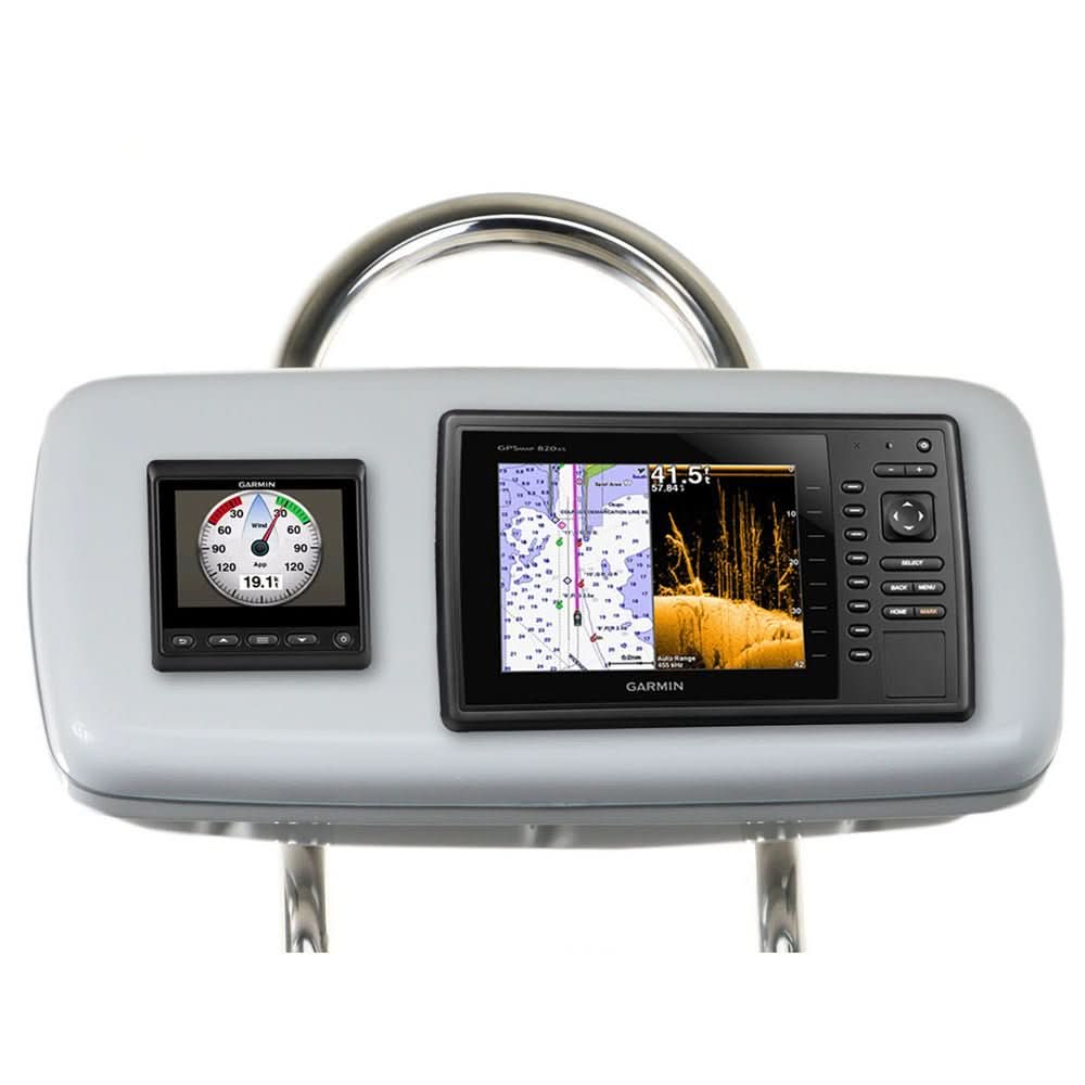 NavPod GP1048 SystemPod Pre - Cut f/Garmin 820/820xs/840xs & 1 Instrument f/9.5" Wide Guard - Anchor Express