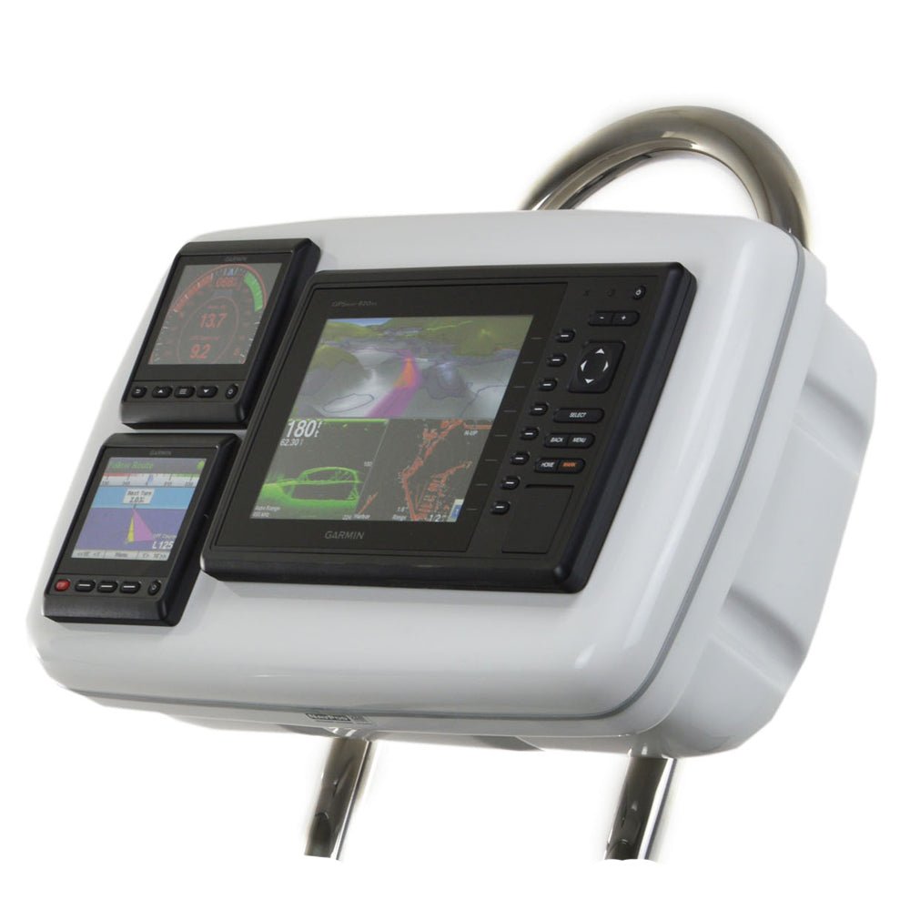 NavPod GP1088 SystemPod Pre - Cut f/Garmin 820/820xs/840xs & 2 Instruments f/9.5" Wide Guard - Anchor Express