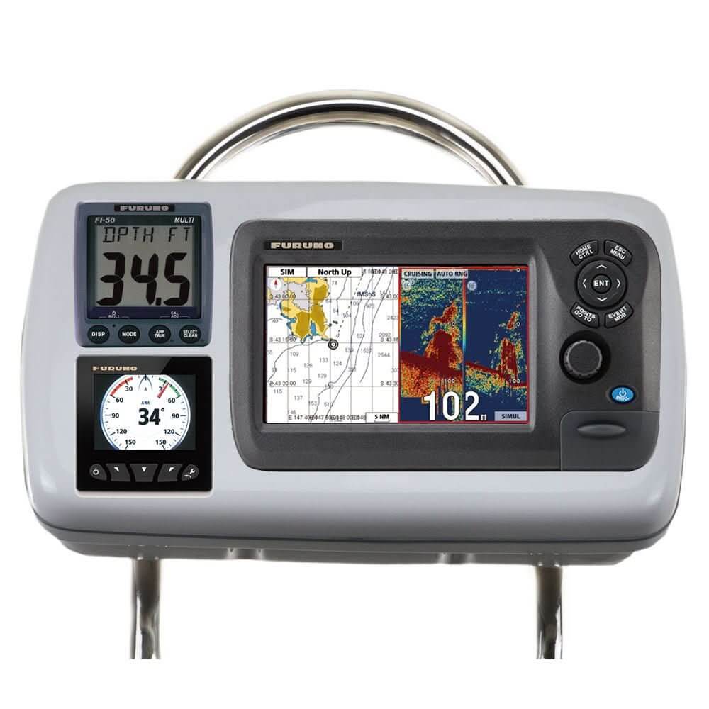 NavPod GP2080 - 18 SystemPod Pre - Cut f/Furuno GP1870/GP1870F & 2 Instruments f/12" Wide Guard - Anchor Express