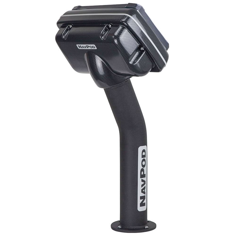 NavPod PED4409 PedestalPod Pre - Cut f/Garmin STRIKER™ 7sv/7dv 7" CHIRP Fishfinder - Carbon Black - Anchor Express